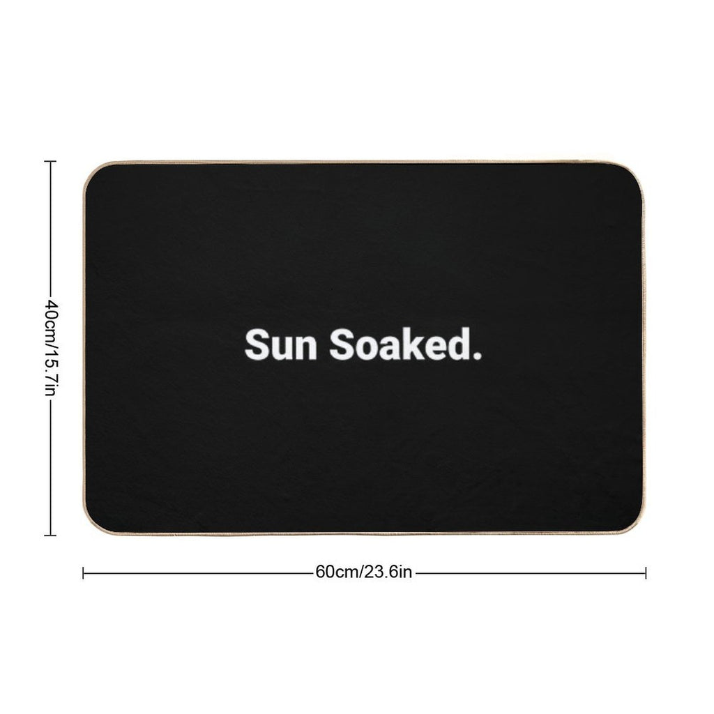 Sun Soaked.  Odorless Bath Mat