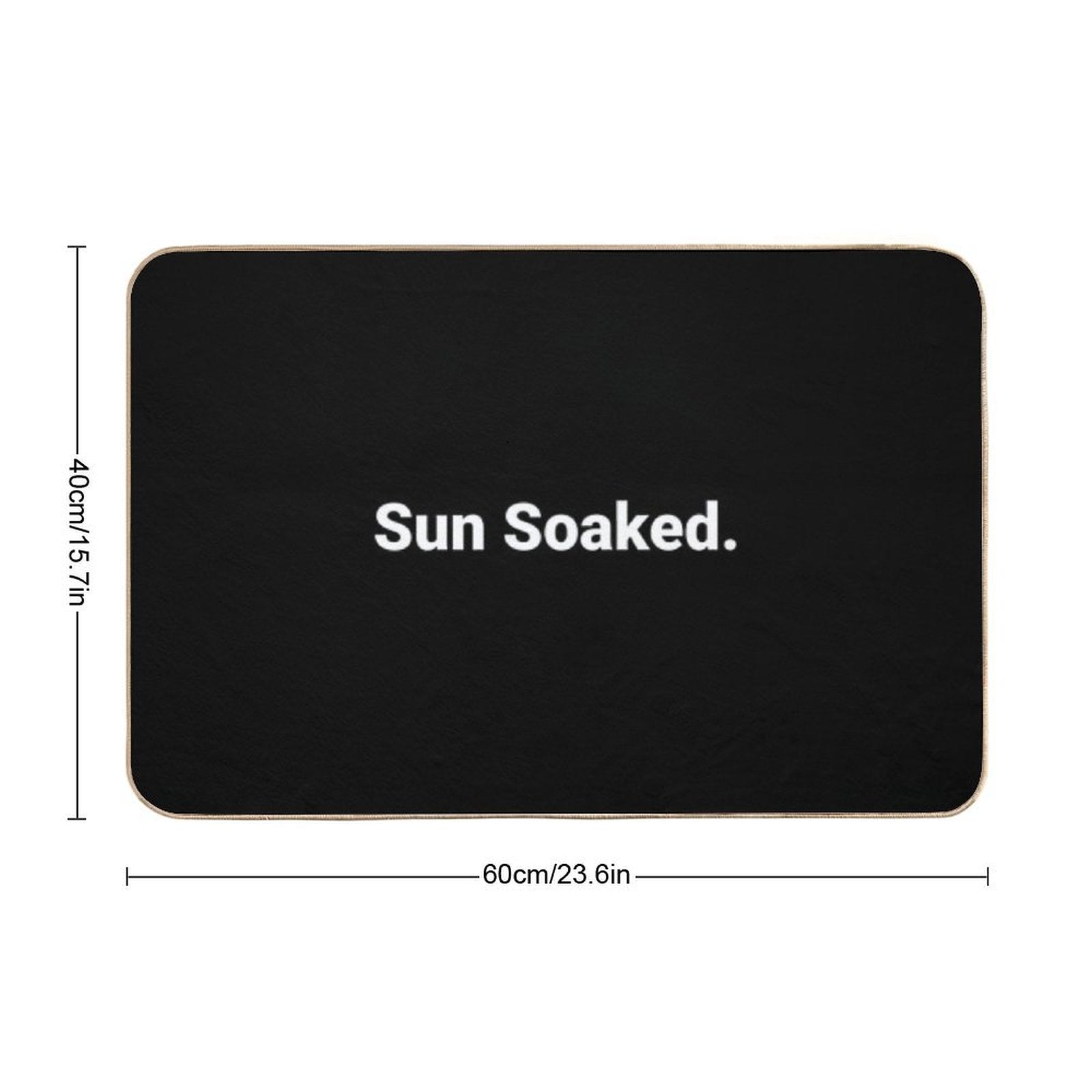 Sun Soaked.  Odorless Bath Mat