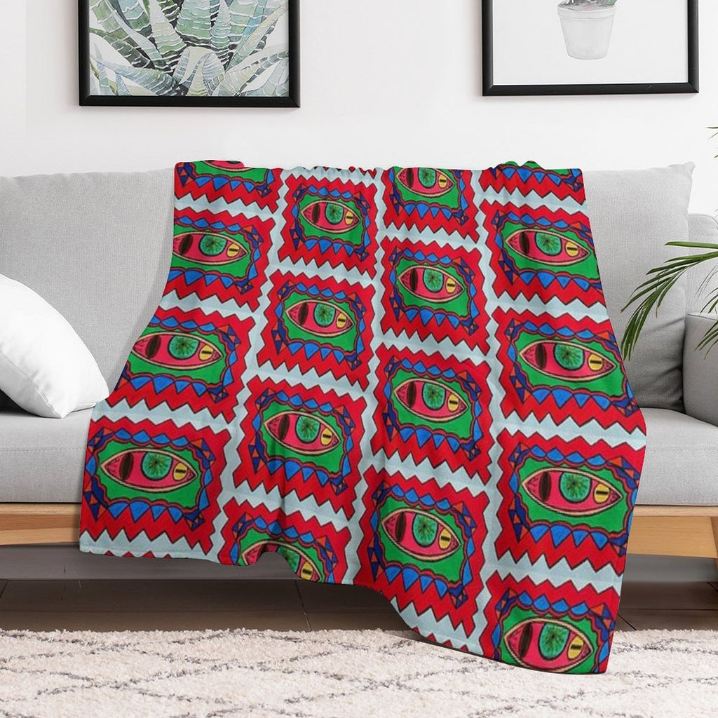 A Story of Looks Compact Throw Blanket