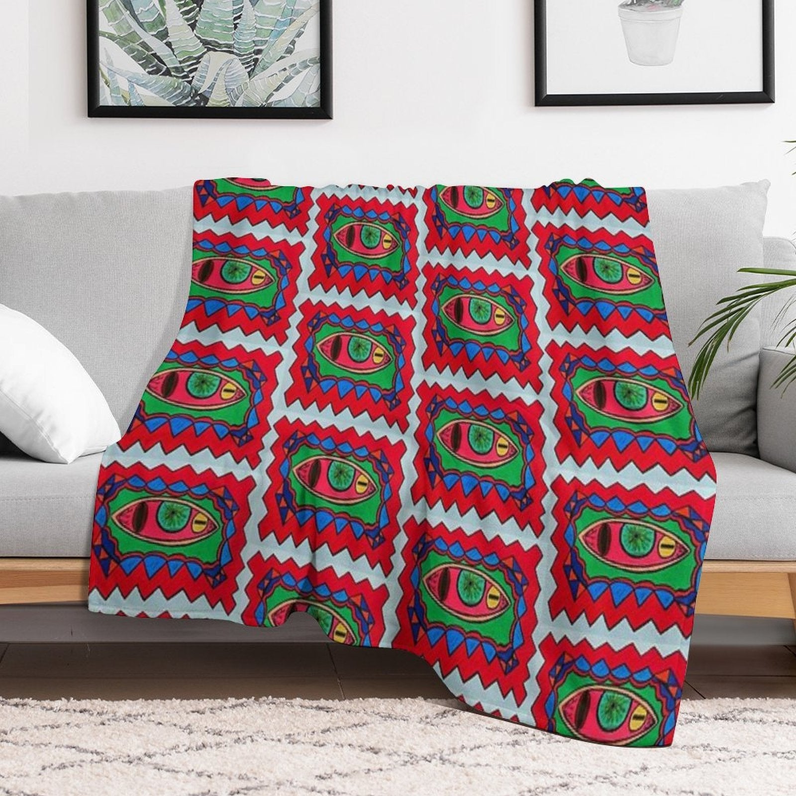 A Story of Looks Compact Throw Blanket
