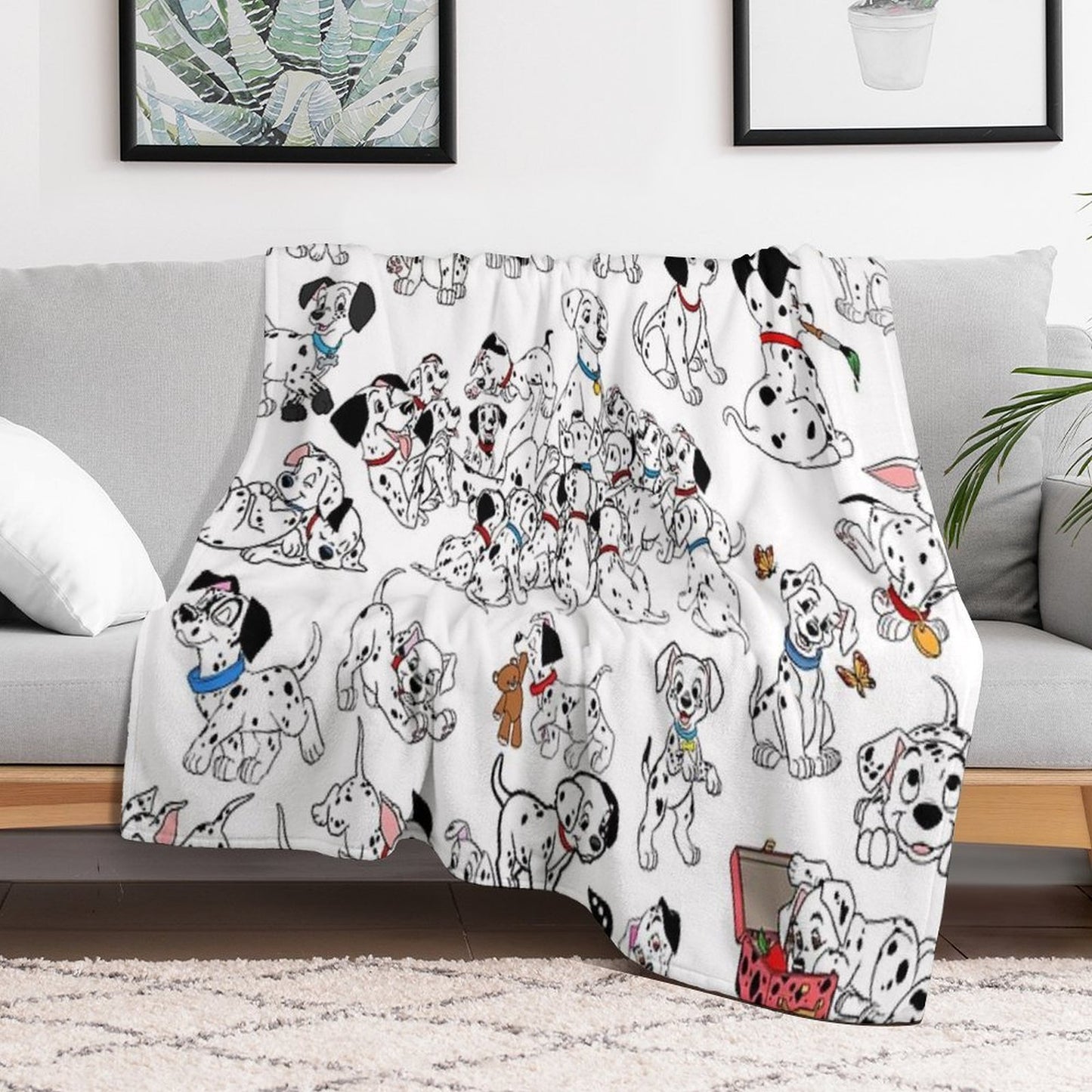 101 Dalmatians Quick-dry Throw Blanket