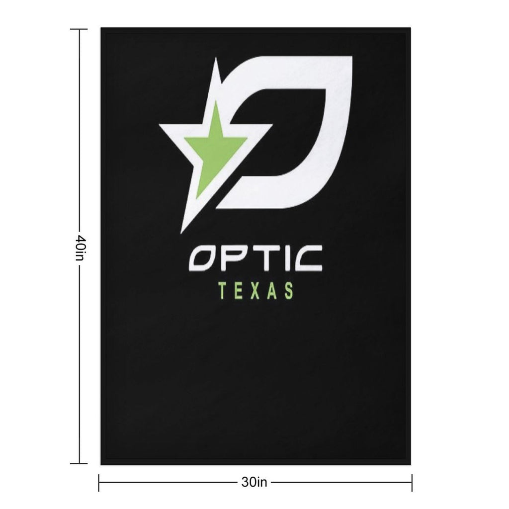OpTic Texas Merch Shirt Essential Eco-conscious Throw Blanket
