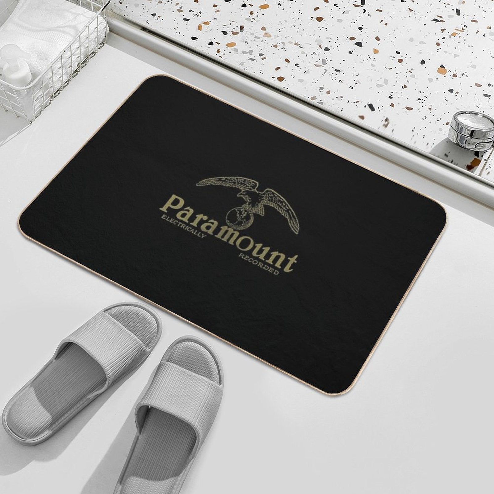 Vintage Paramount Records - Electrically Recorded  Multi-Purpose Bath Mat