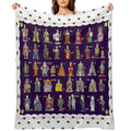 British Monarchs The Complete Set Eco-conscious Throw Blanket