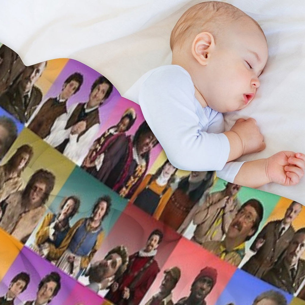 BBC Ghosts Retro Portraits Multi-functional Throw Blanket