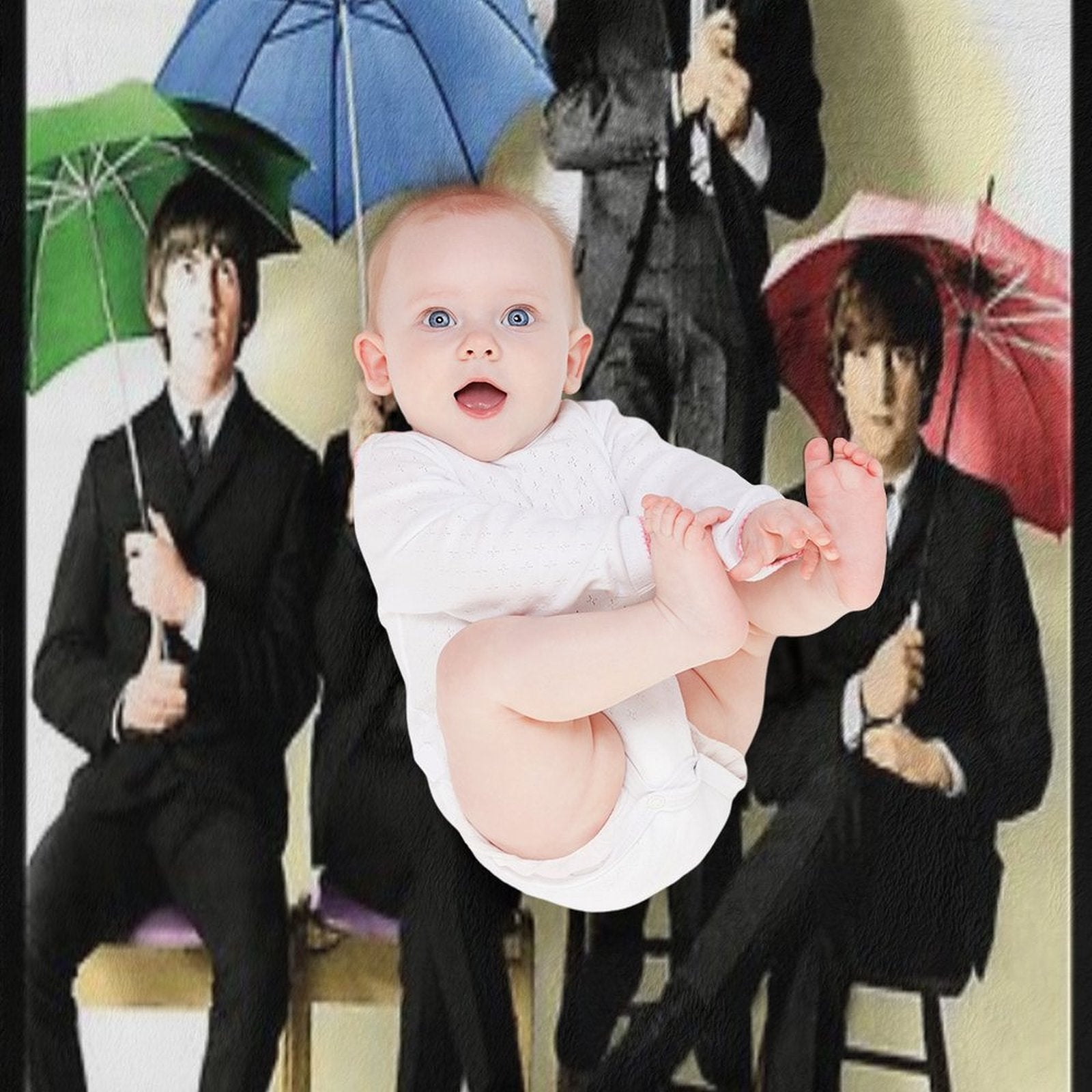 Beatles 65 Classic Umbrellas Raglan Shirt Anti-pilling Throw Blanket