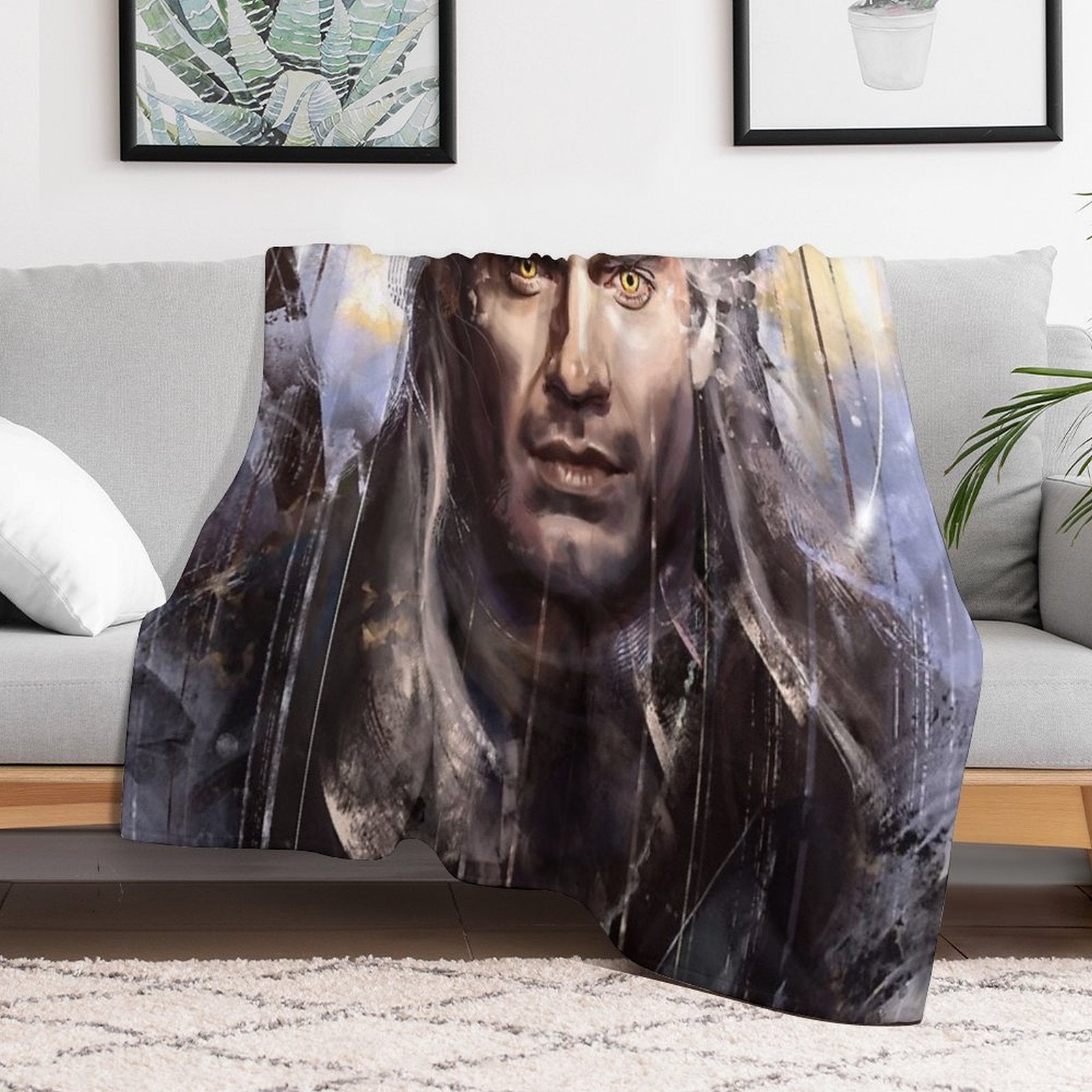 Lupo BIanco Versatility Throw Blanket