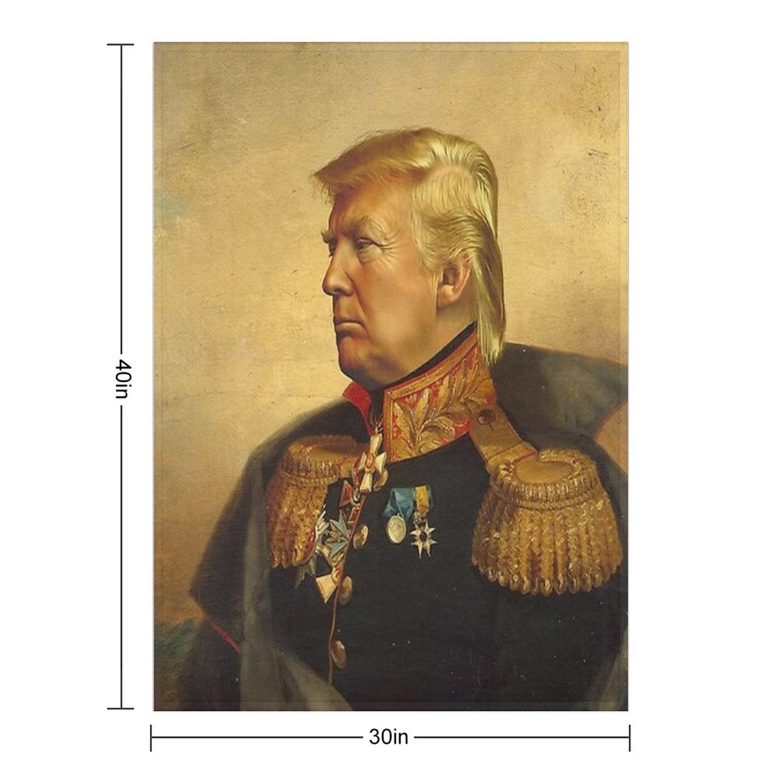 Donald Trump - Replaceface Premium Throw Blanket