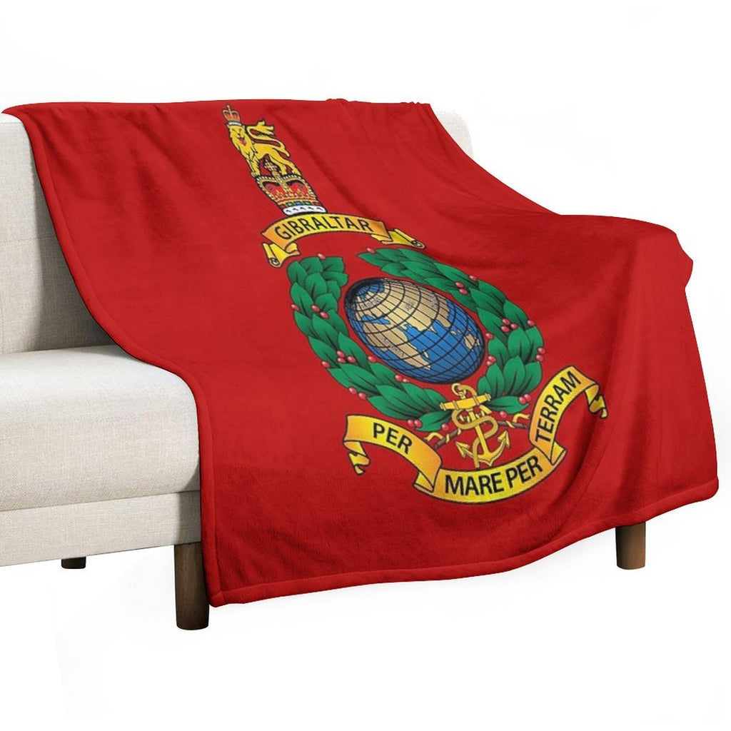 ROYAL MARINES Travel-friendly Throw Blanket