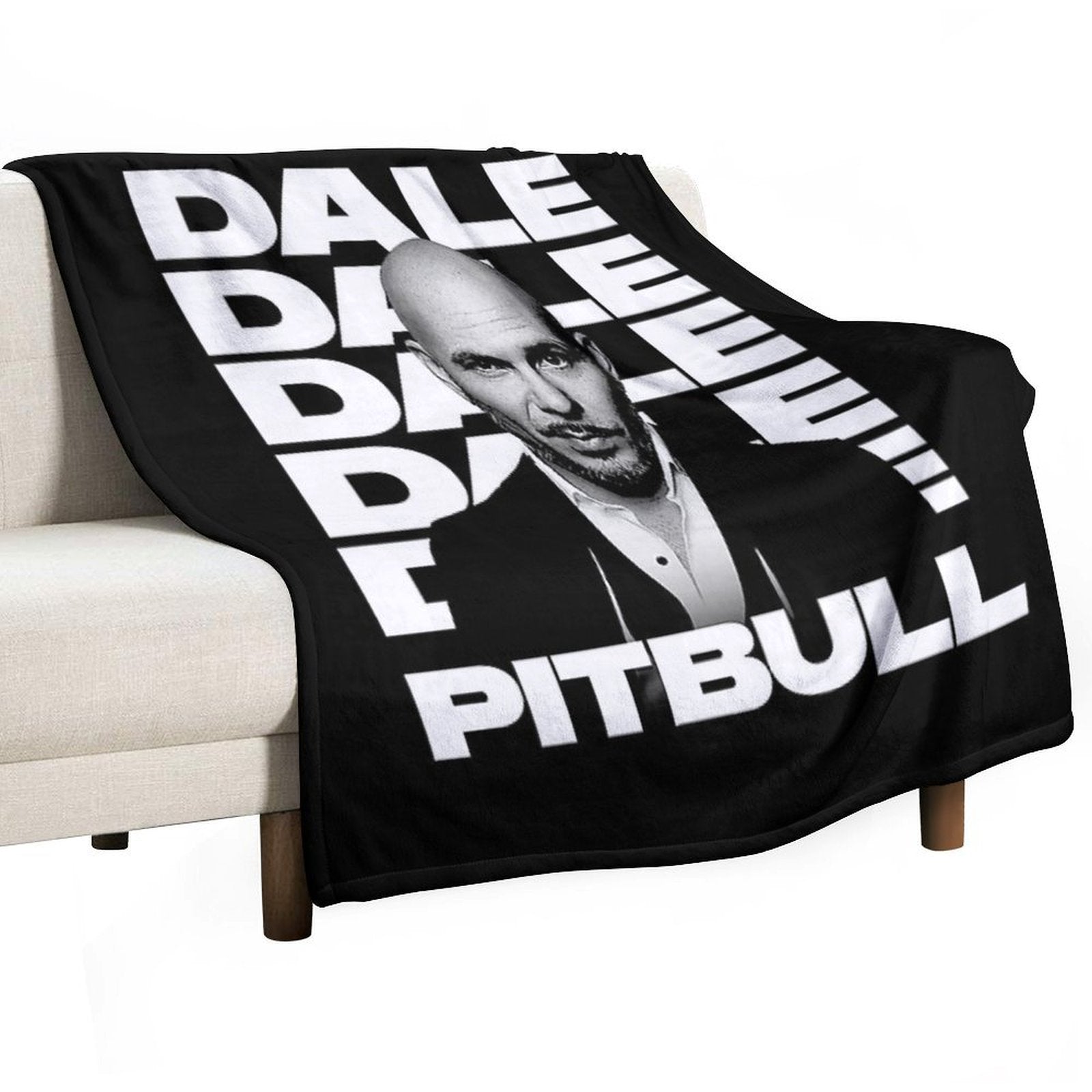 Pitbull Da.le Anti-pilling Throw Blanket