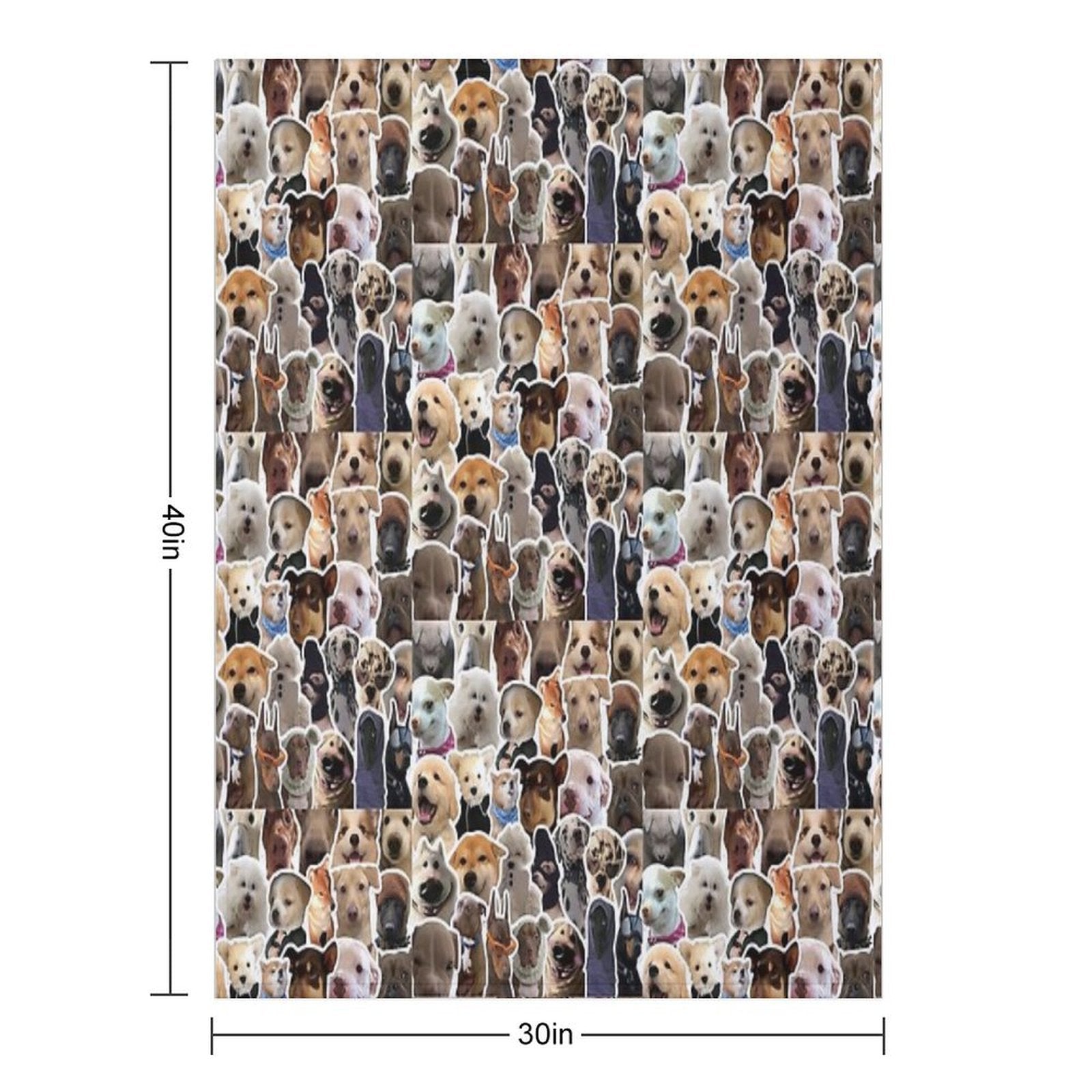 Sticker Stack 15 Easy Care Throw Blanket