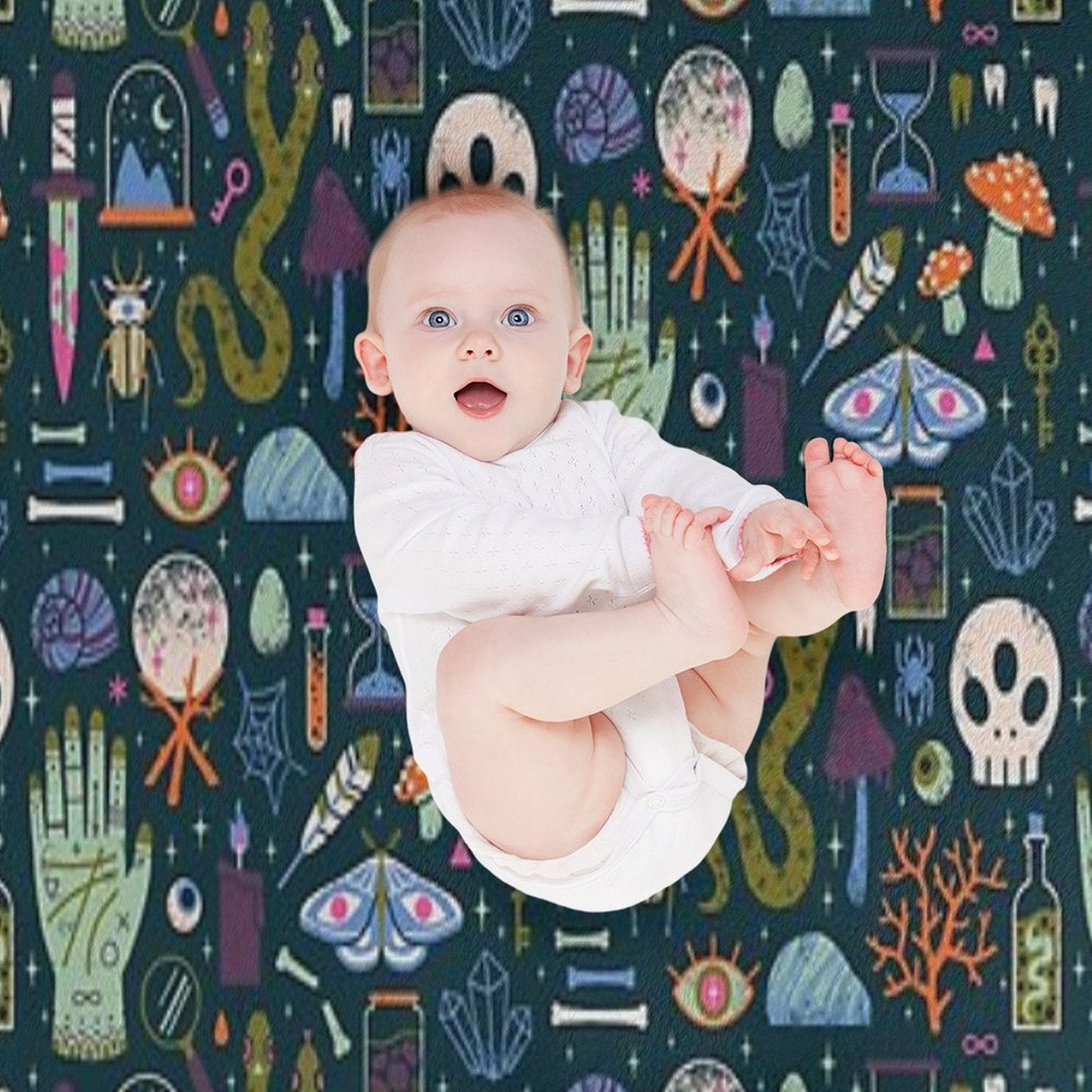 Curiosities Easy Care Throw Blanket