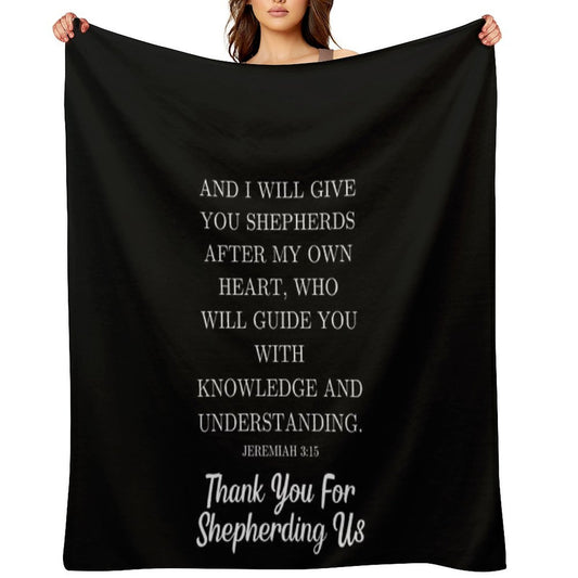 Pastor Appreciation Anti-pilling Throw Blanket