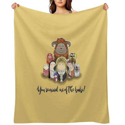 You Remind Me of The Babe Anti-pilling Throw Blanket