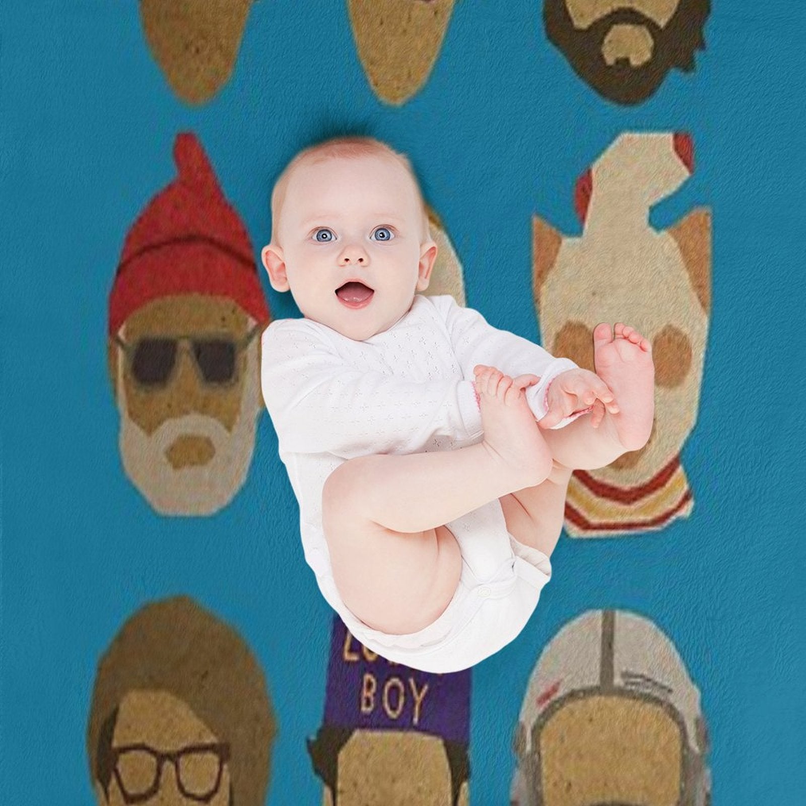 Wes Anderson's Hats Versatility Throw Blanket