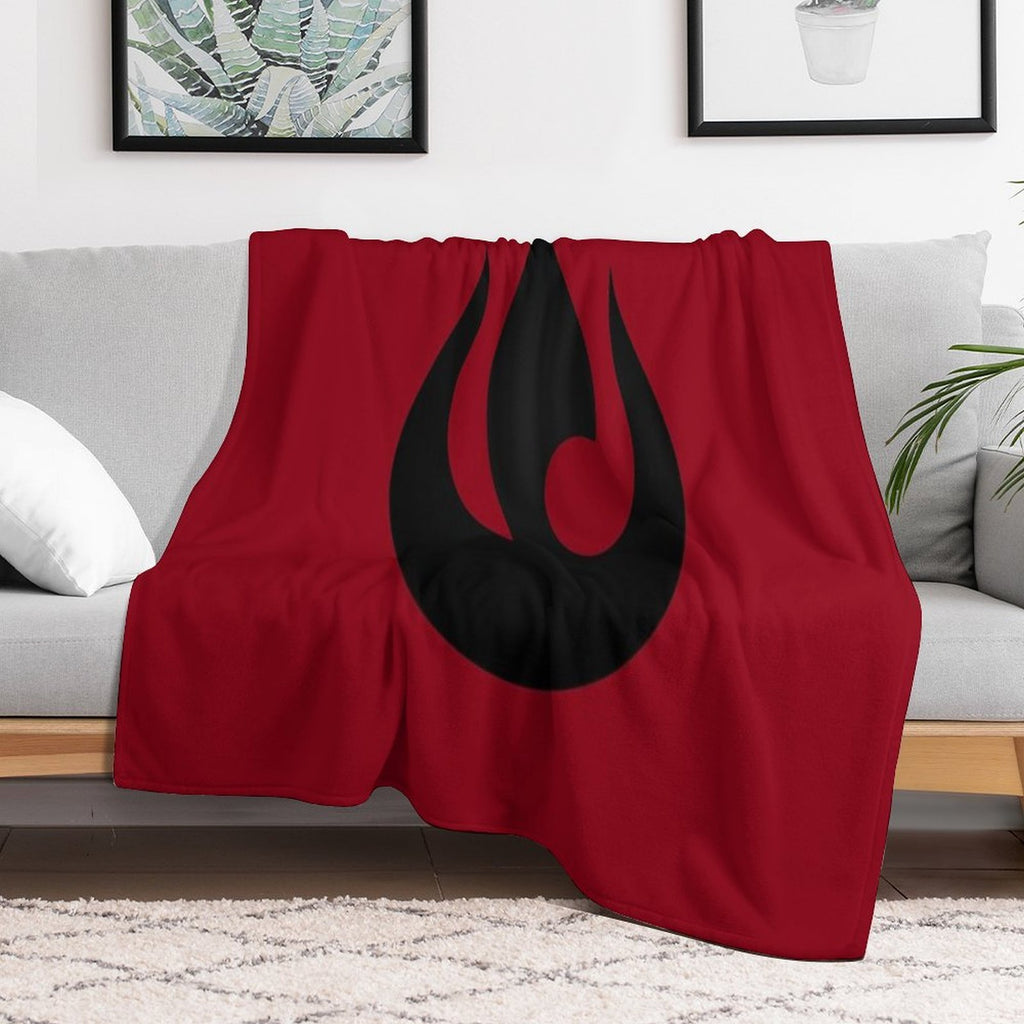Fire Nation Logo All-season Throw Blanket