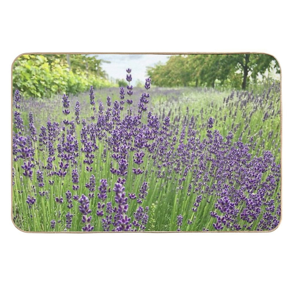 Lovely Lavender Fields Durable Bath Mat