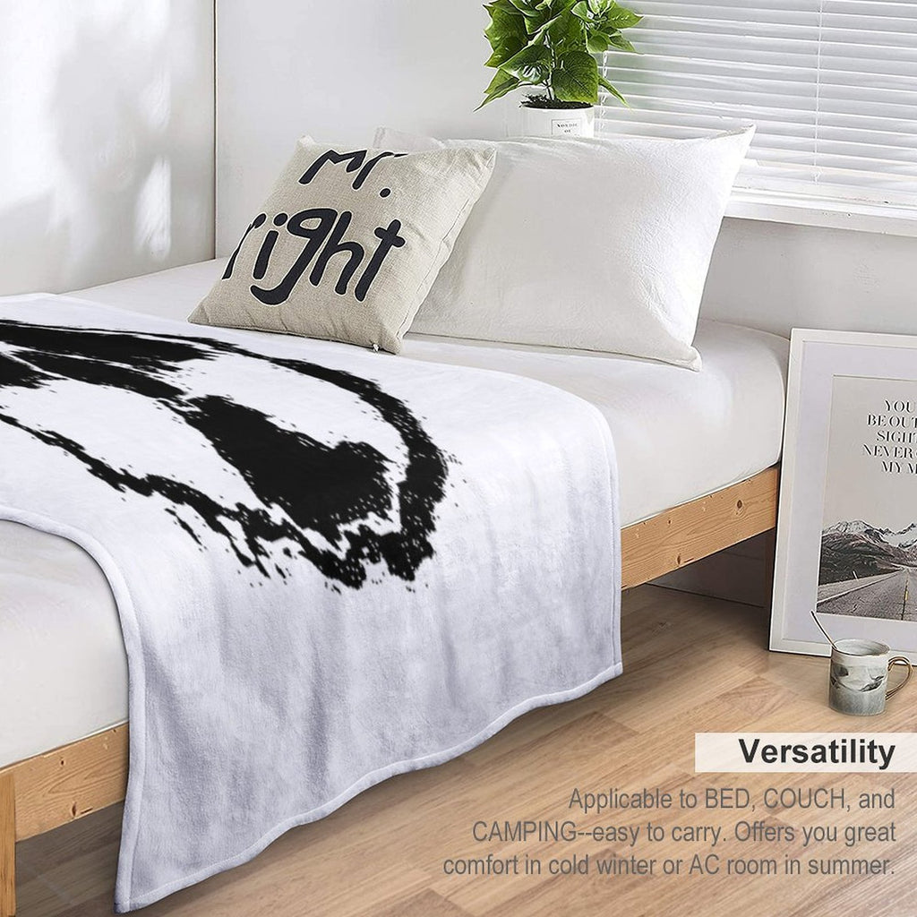 Toxic Hazard Embled Eco-conscious Throw Blanket