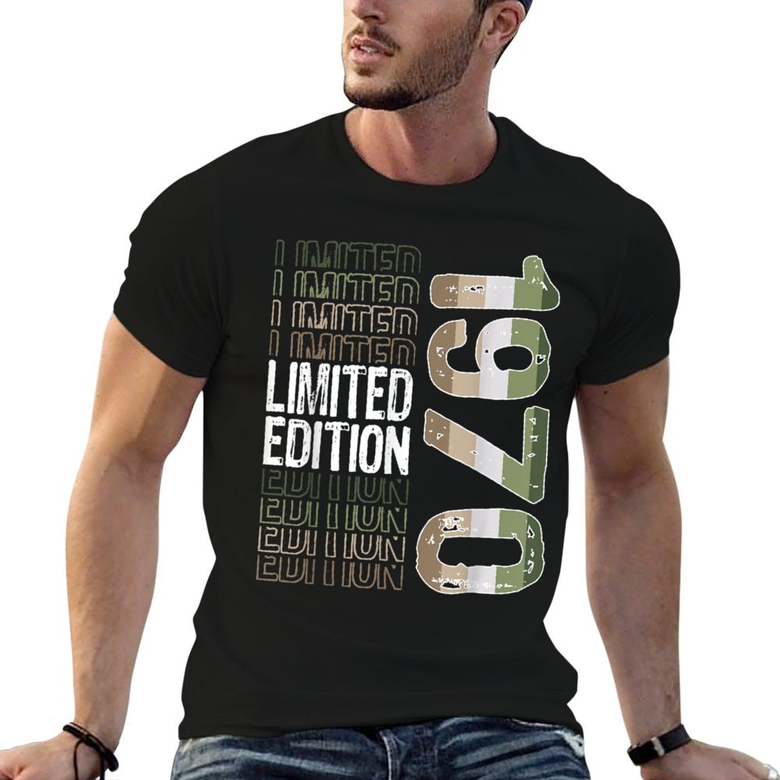 Limited Edition Vintage 1970 Retro Birthday  High-quality Stitching T-Shirt