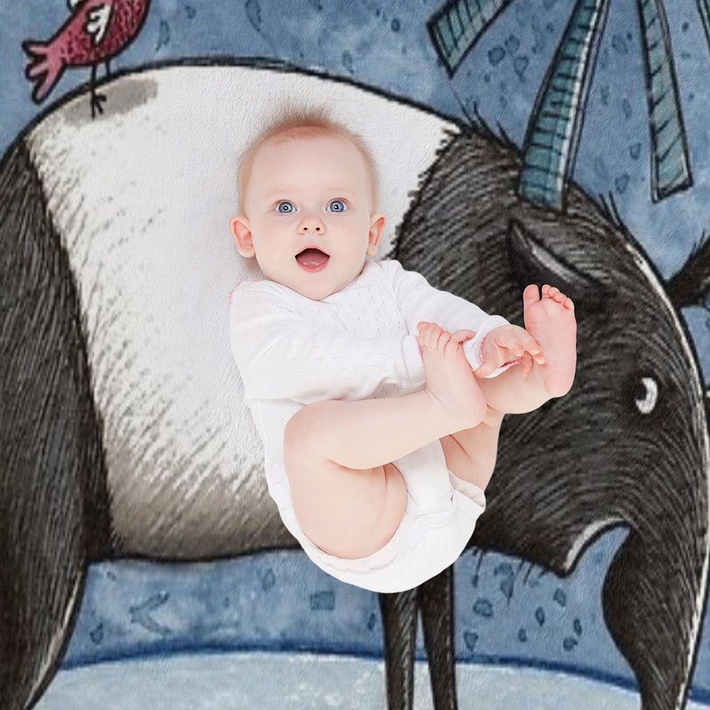 Welcome To The Jungle - Tapir - Schabrackentapir Durable Throw Blanket