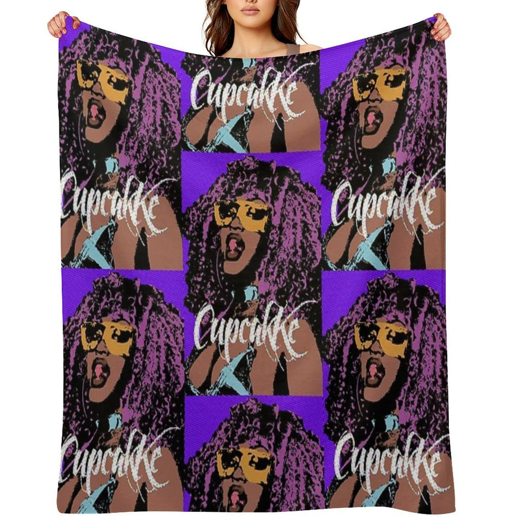 Cupcakke Pop Art Versatility Throw Blanket