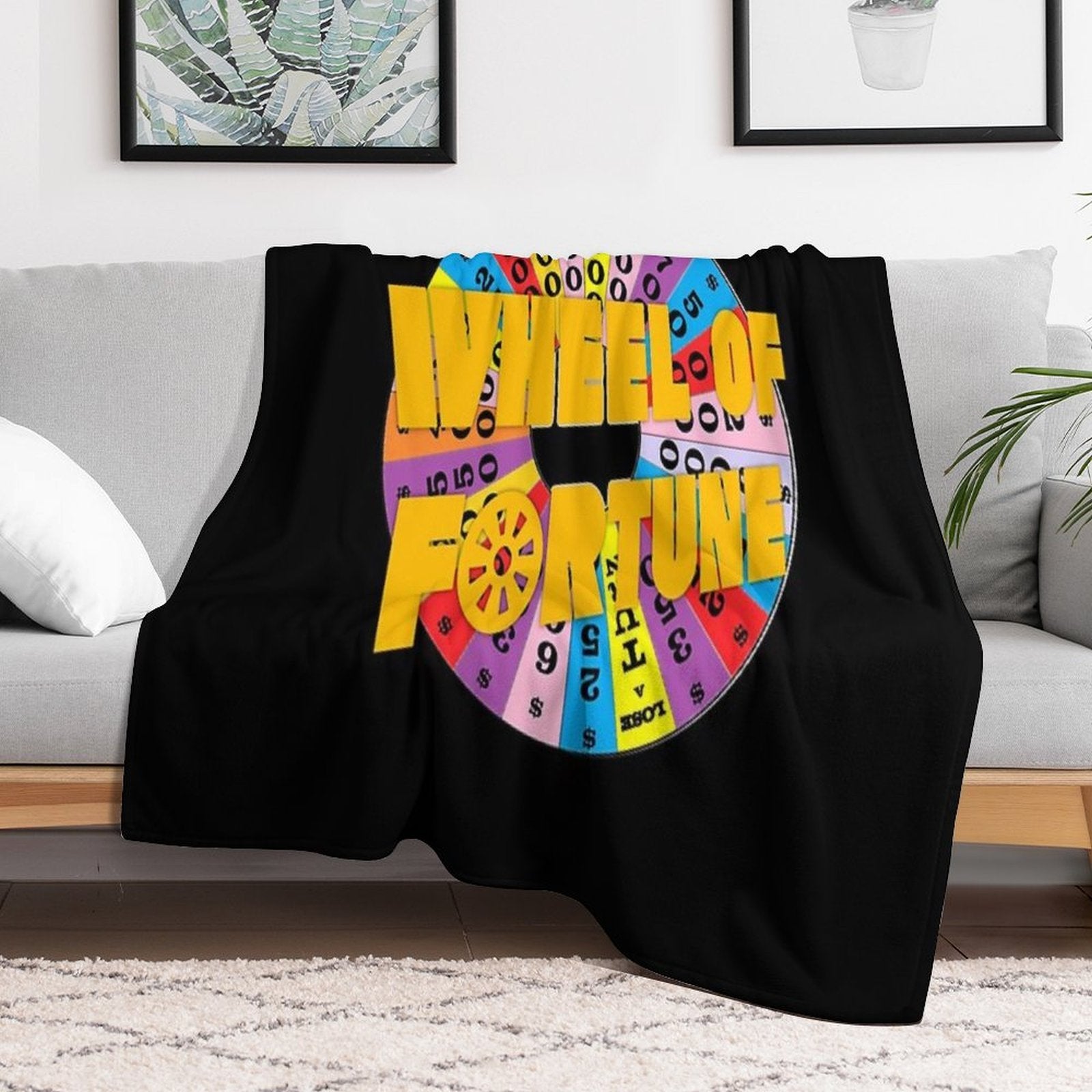 Wheel of Fortune Shrink-resistant Throw Blanket