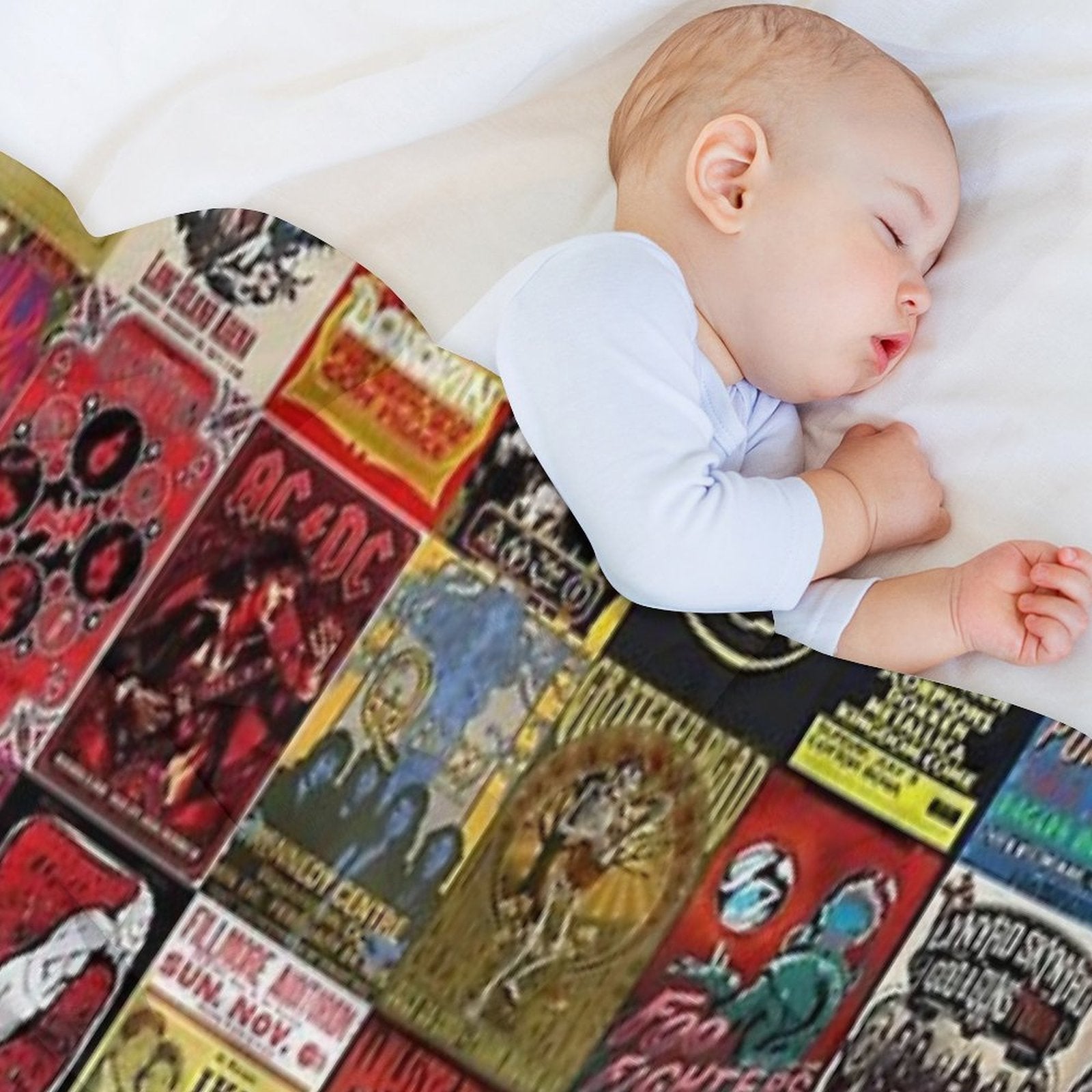 Rock Band Gift-ready Throw Blanket