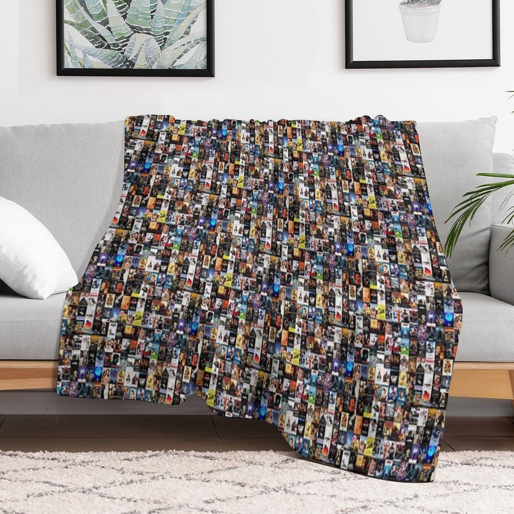 Mixed Movie Montage All-season Throw Blanket