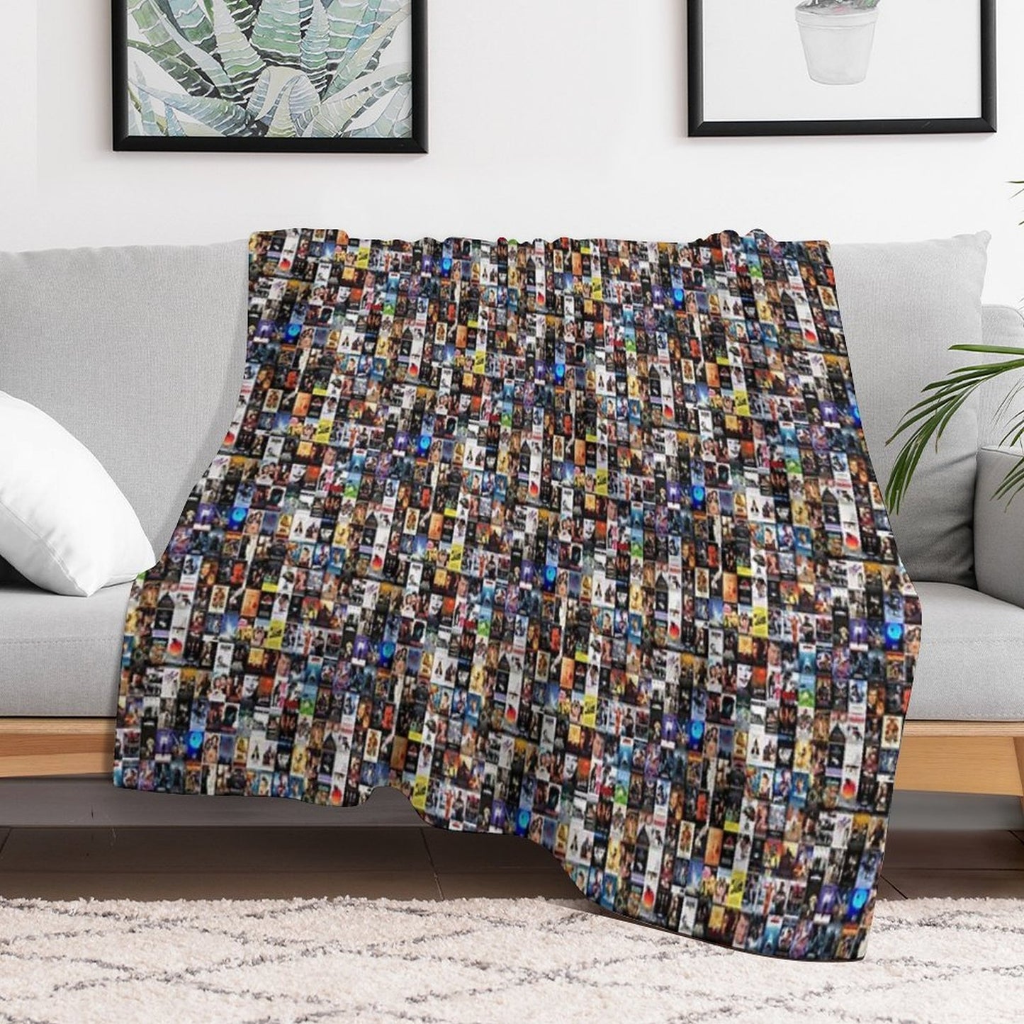 Mixed Movie Montage All-season Throw Blanket