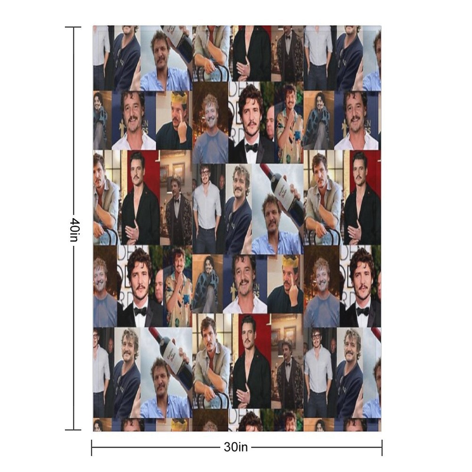 Pedro Pascal Machine-washable Throw Blanket