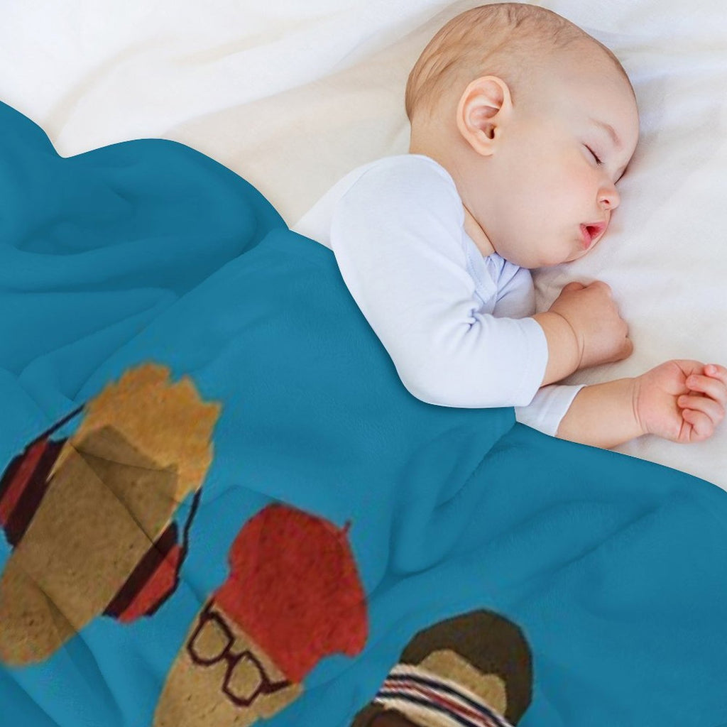Wes Anderson's Hats Versatility Throw Blanket