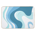 Blue Curve  Non-Slip Bath Mat