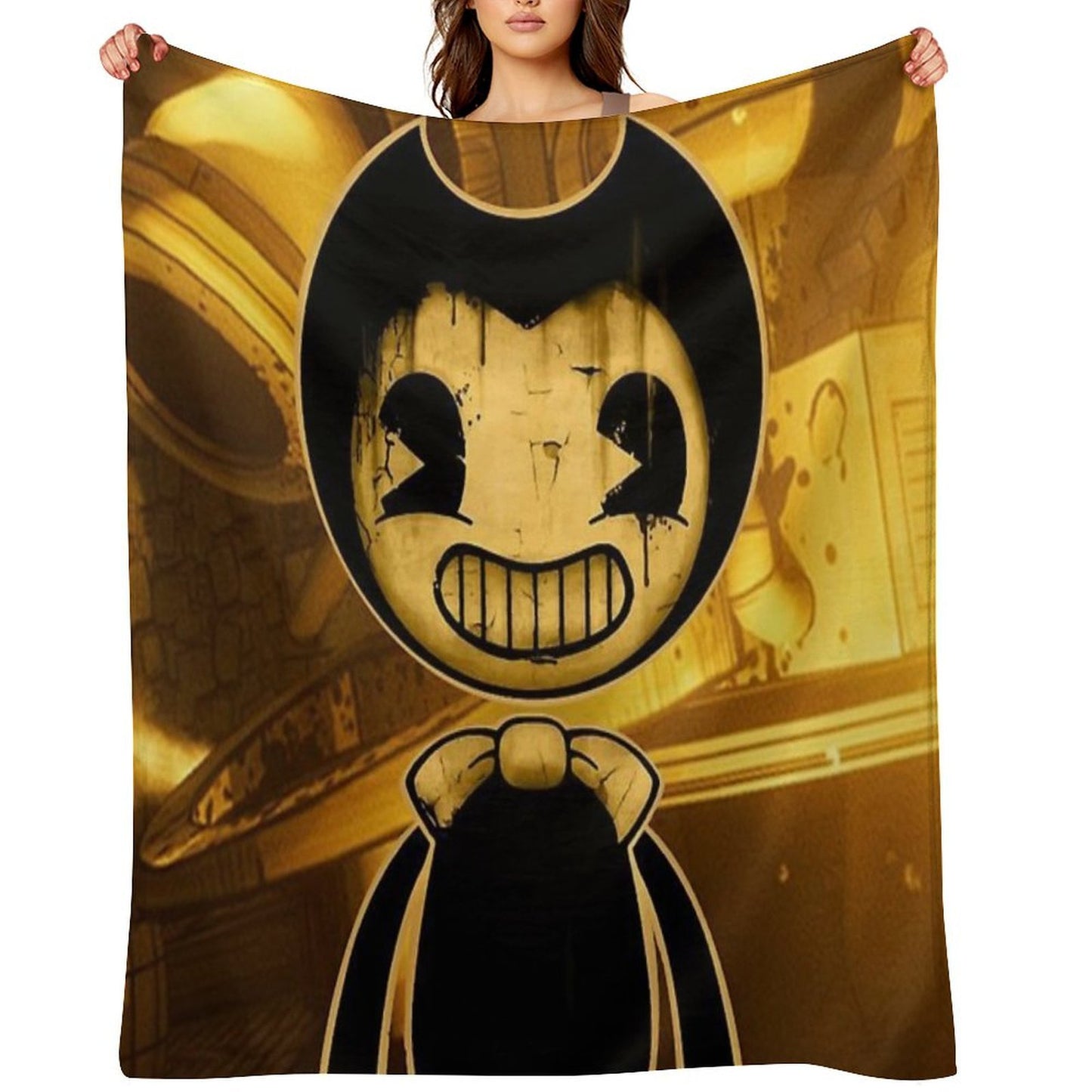 Bendy And The Ink Machine Lightweight Throw Blanket
