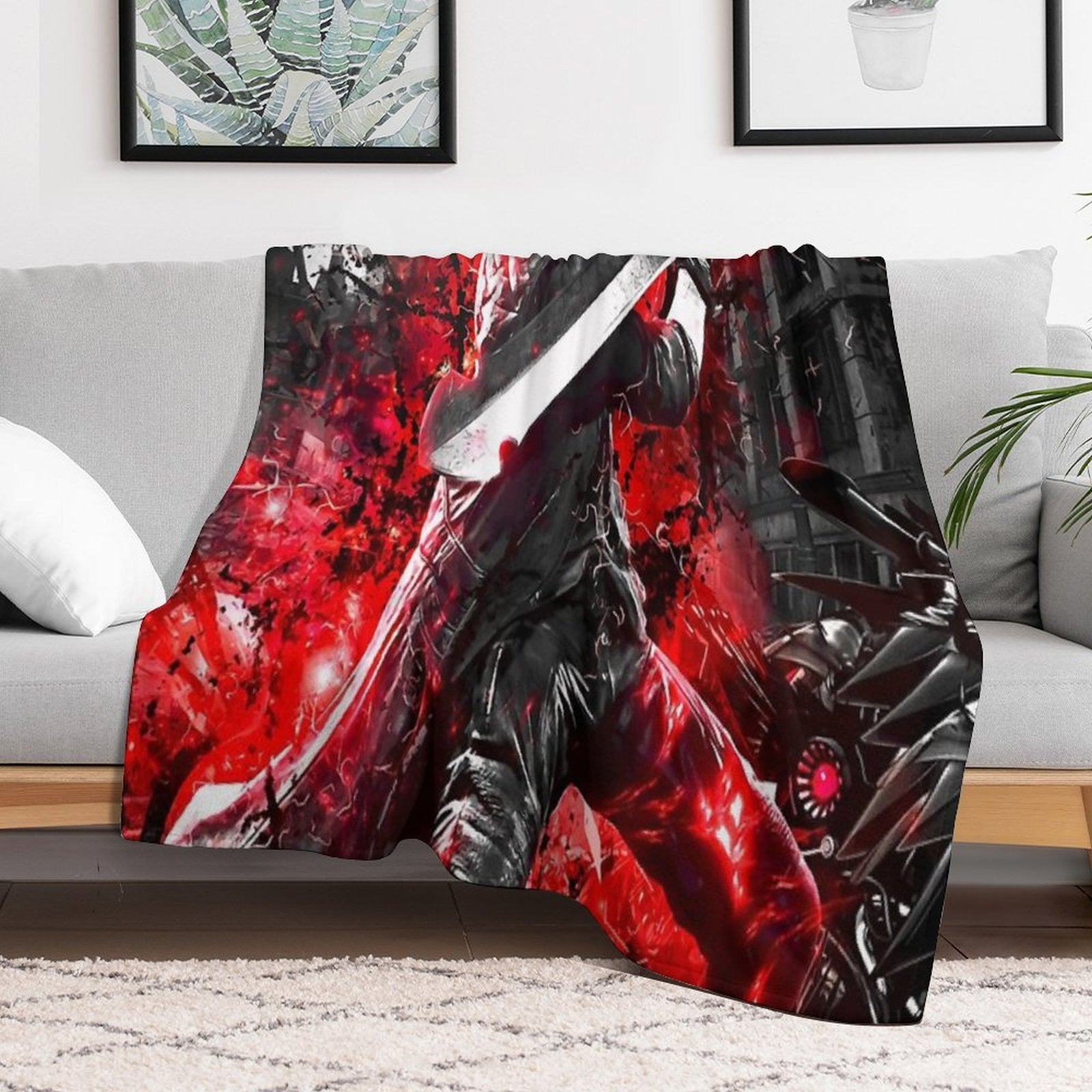 Devil May Cry 5 Dante Premium Throw Blanket