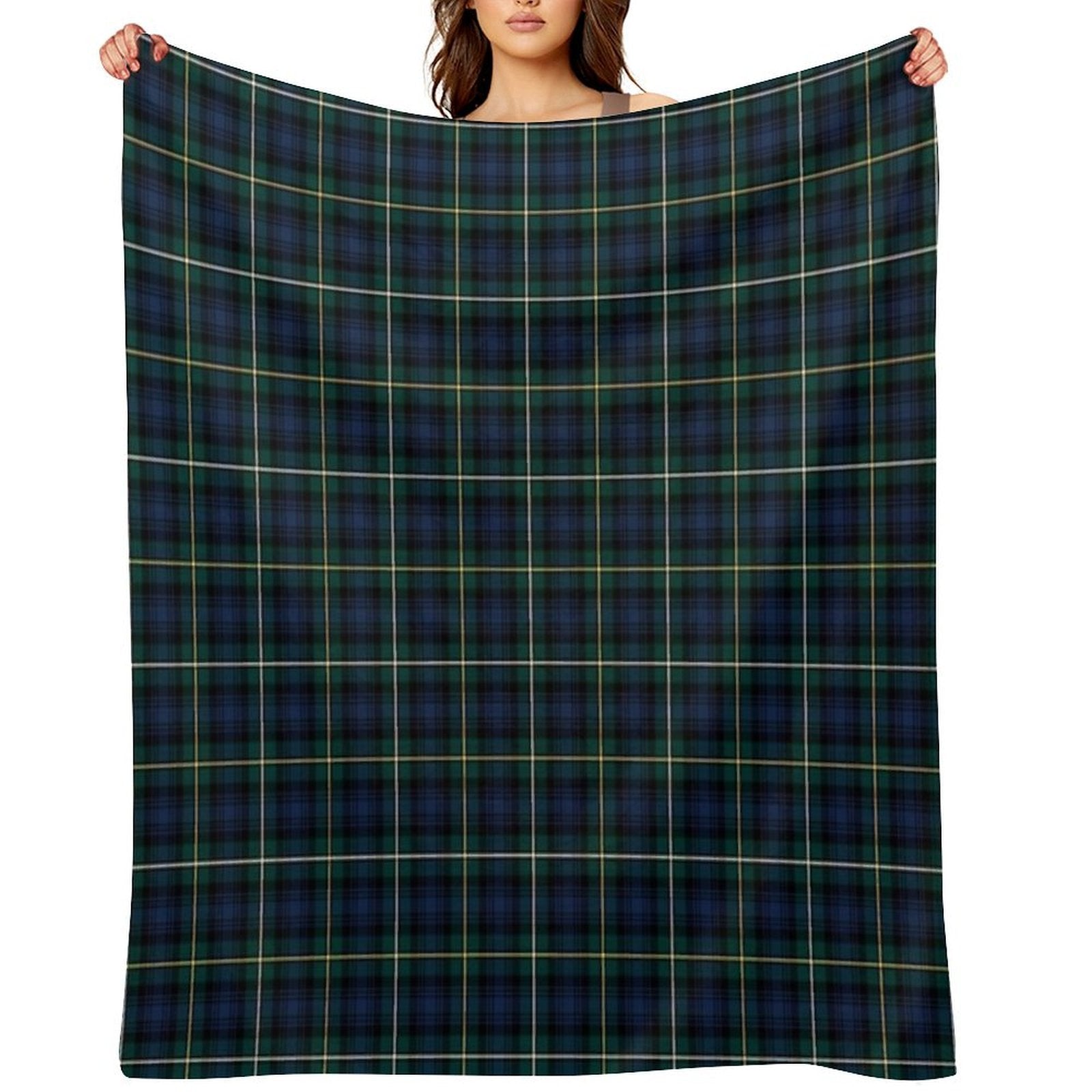 Clan Campbell Tartan Lightweight Throw Blanket