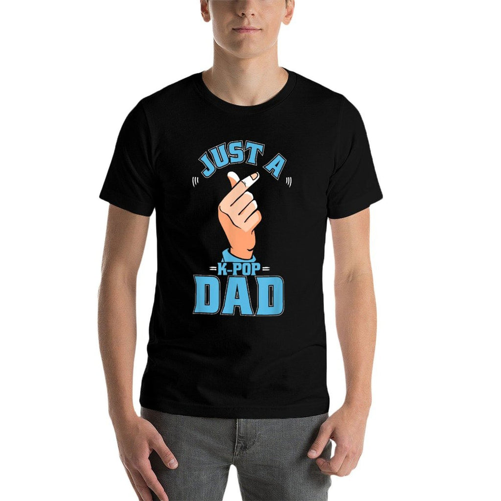 K Pop - Korean Music Just A Kpop Dad  Classic T-Shirt