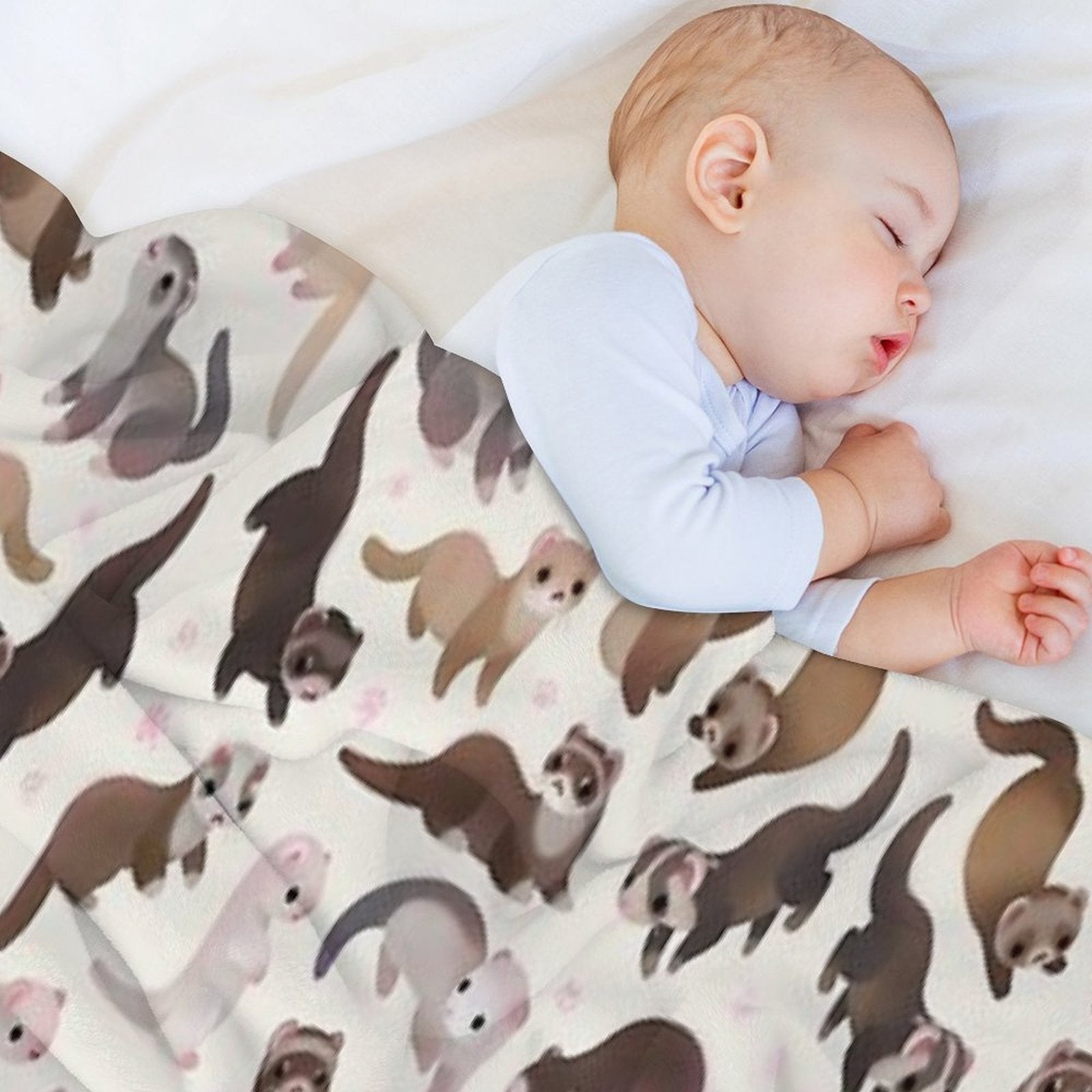 Ferret - Bright Quick-dry Throw Blanket