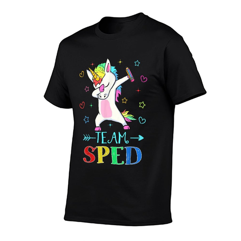 Team Sped Dabbing Unicorn Funny Back To School Gift  Durable T-Shirt