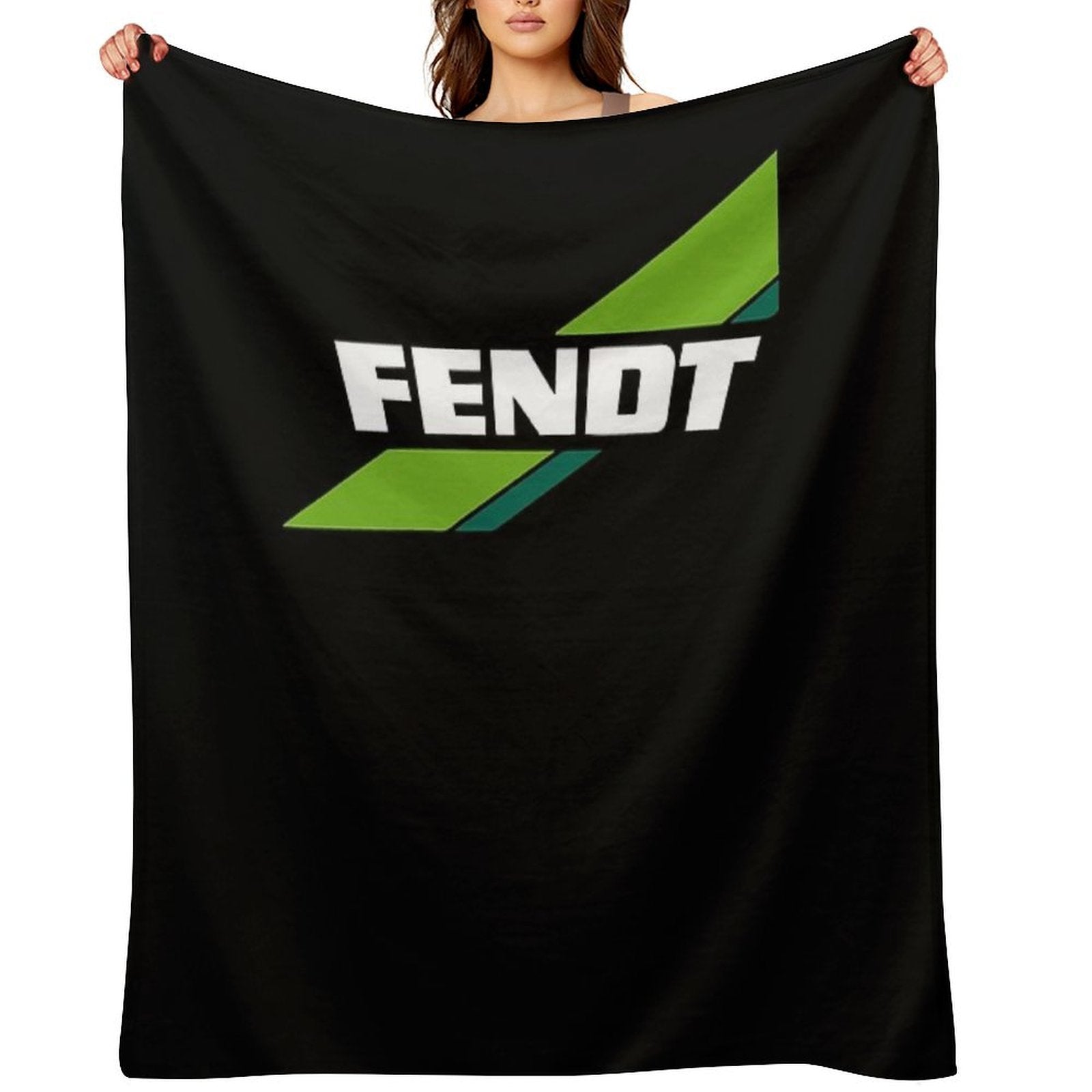 BEST SELLER - Fendt Tractors Logo Merchandise Essential Sustainable Throw Blanket
