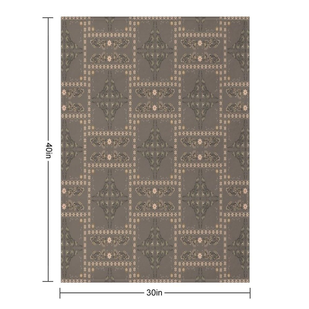 Hallowed Mirror Sustainable Throw Blanket