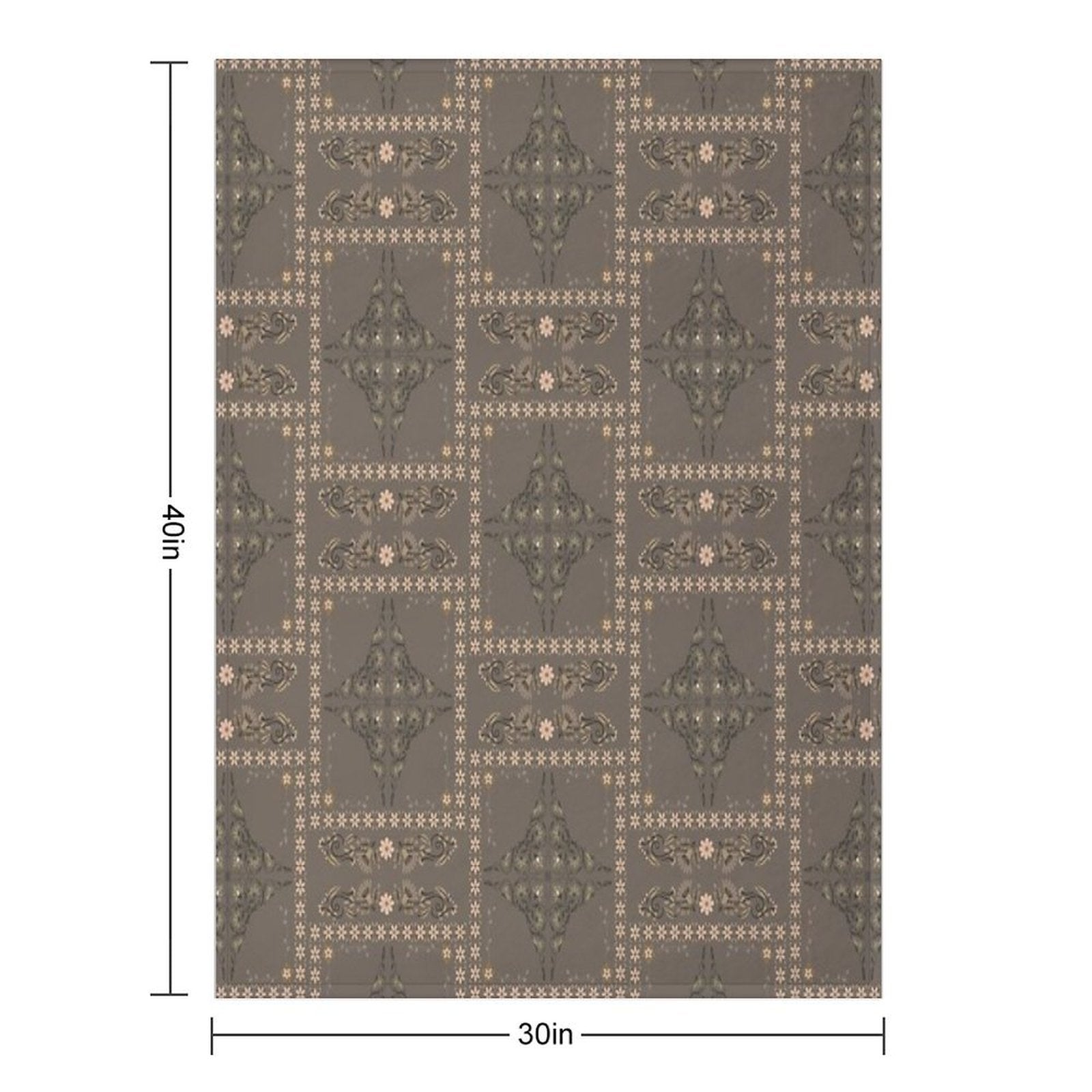 Hallowed Mirror Sustainable Throw Blanket