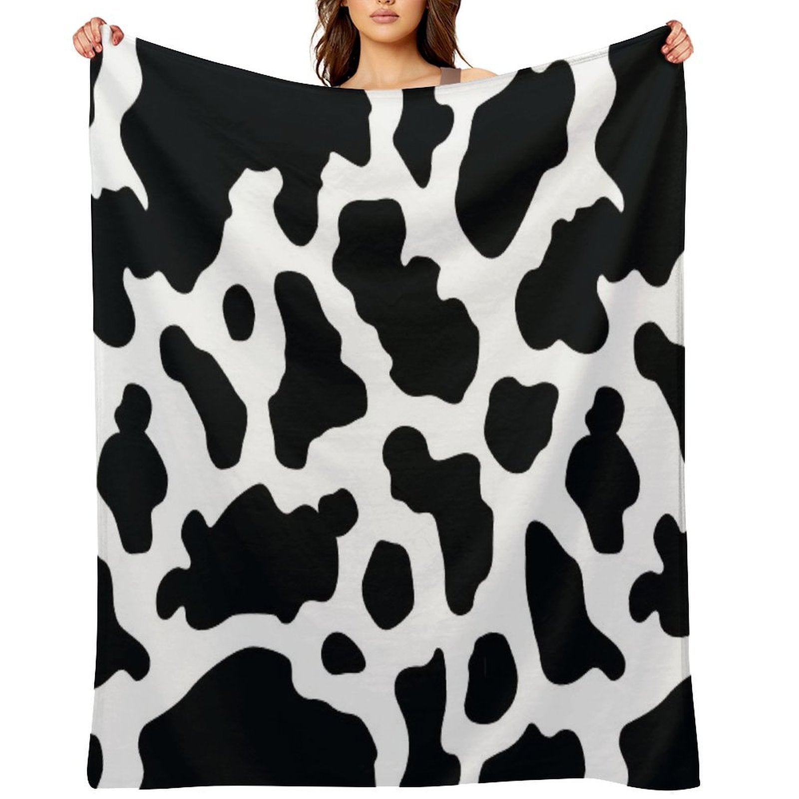 Cow Pattern Quick-dry Throw Blanket