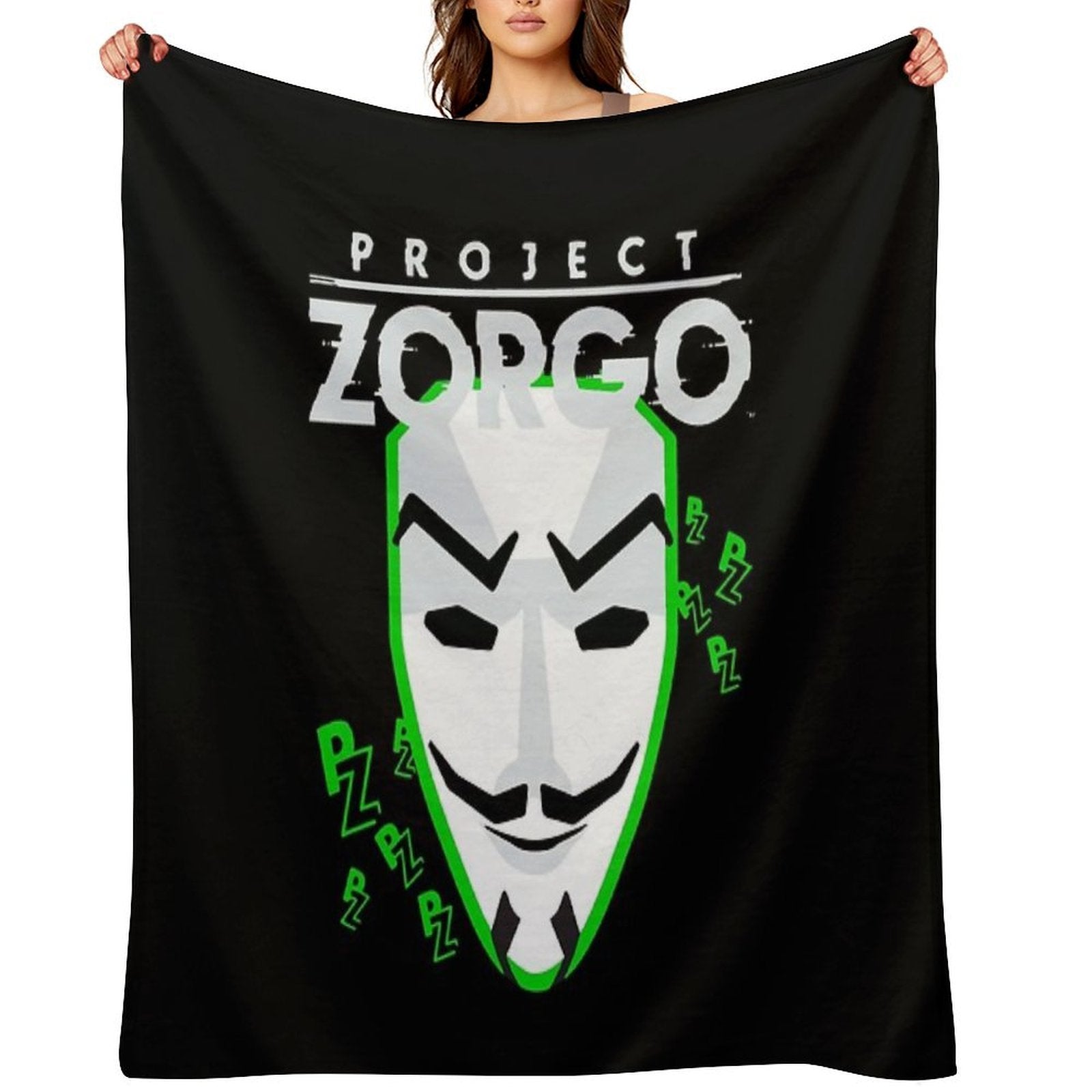 Cool Zorgo Anonymous Mask  Coder Gift Lover Easy Care Throw Blanket
