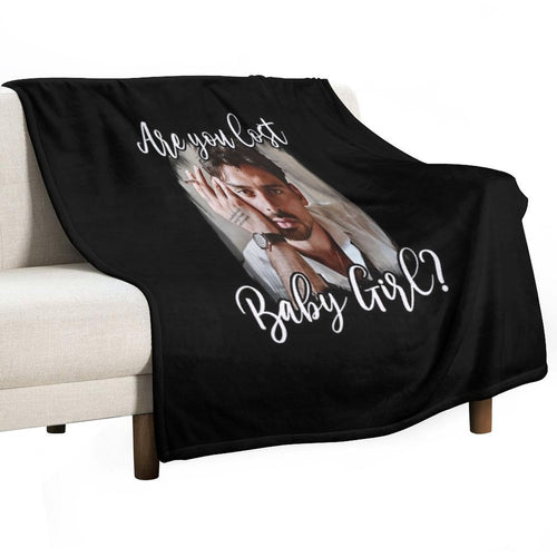 Are You Lost Baby Girl Cute Funny Netflix 365 Dni Days Massimo Movie Laura Poland Plush Throw Blanket