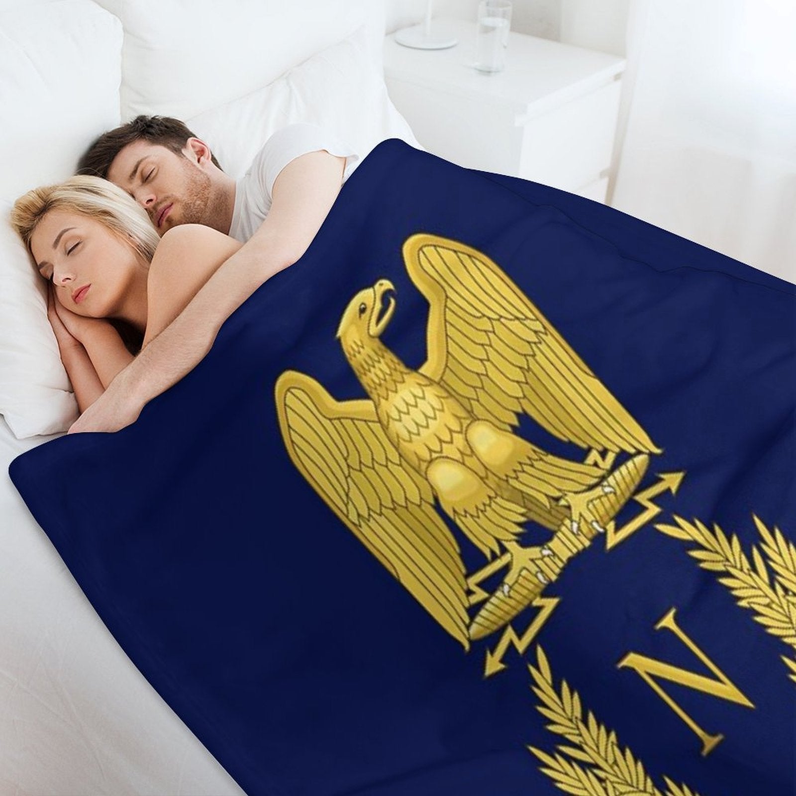 Emblème De Napoléon Bonaparte Versatility Throw Blanket