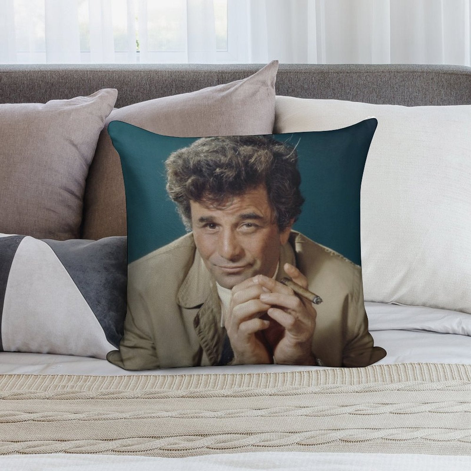 Columbo Soft Bedroom Essential Throw Pillow