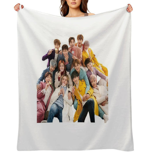 Seventeen Kpop Shrink-resistant Throw Blanket