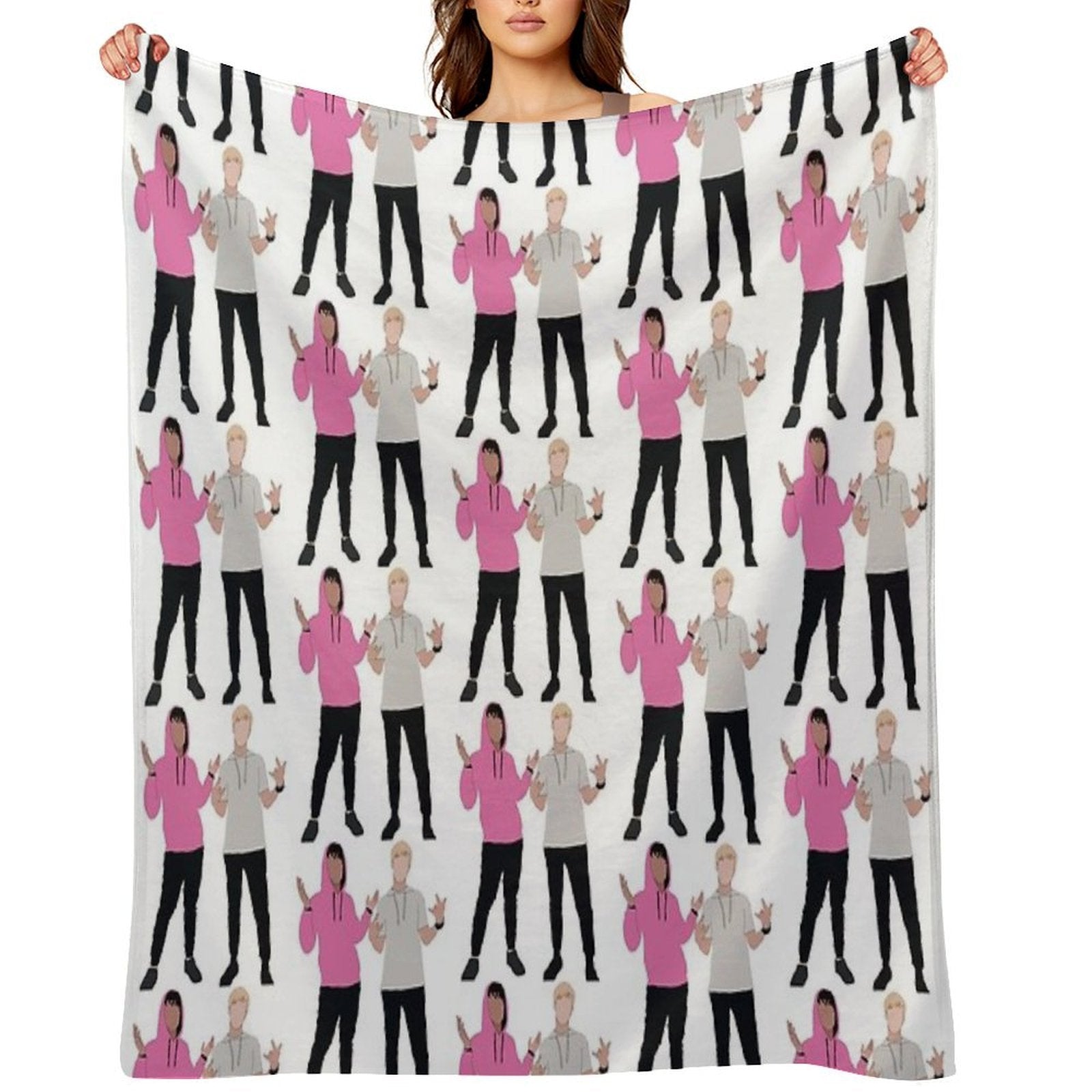 Sam And Colby Durable Throw Blanket