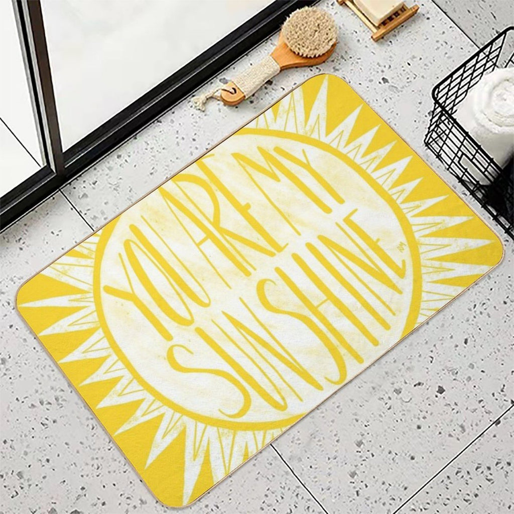 You Are My Sunshine  Long-Lasting Bath Mat