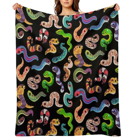 Serpent Day Quick-dry Throw Blanket